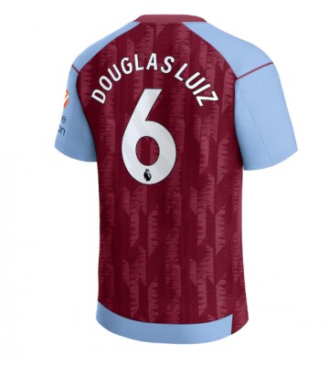 Aston Villa Douglas Luiz #6 Hjemmebanetrøje 2023-24 Kort ærmer